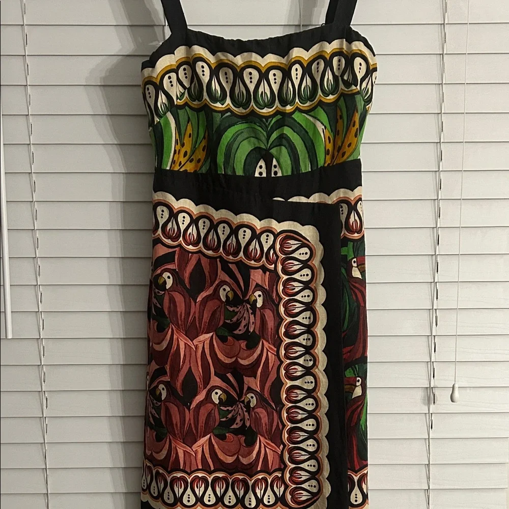 FARM Rio Vibrant Patterned Midi Dress - Picture 5 of 5